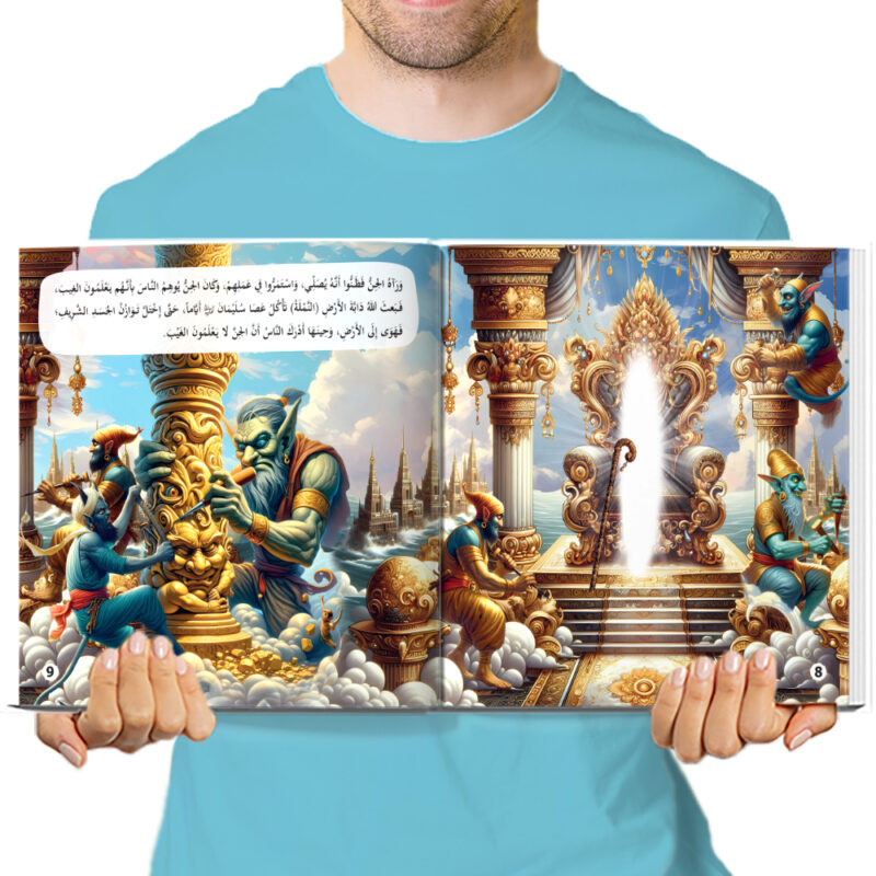 سلسلة قصص الأنبياء للأطفال – 12 كتابًا بحجم كبير (29×29 سم) تحكي سيرة 25 نبيًا بأسلوب مبسط وممتع – من 6 إلى 12 سنة – كتب أطفال تعليمية هادفة - Image 5